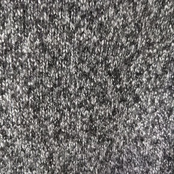COPY - VINTAGE Cable knit heather grey turtleneck sweater medium @M - Picture 8 of 10